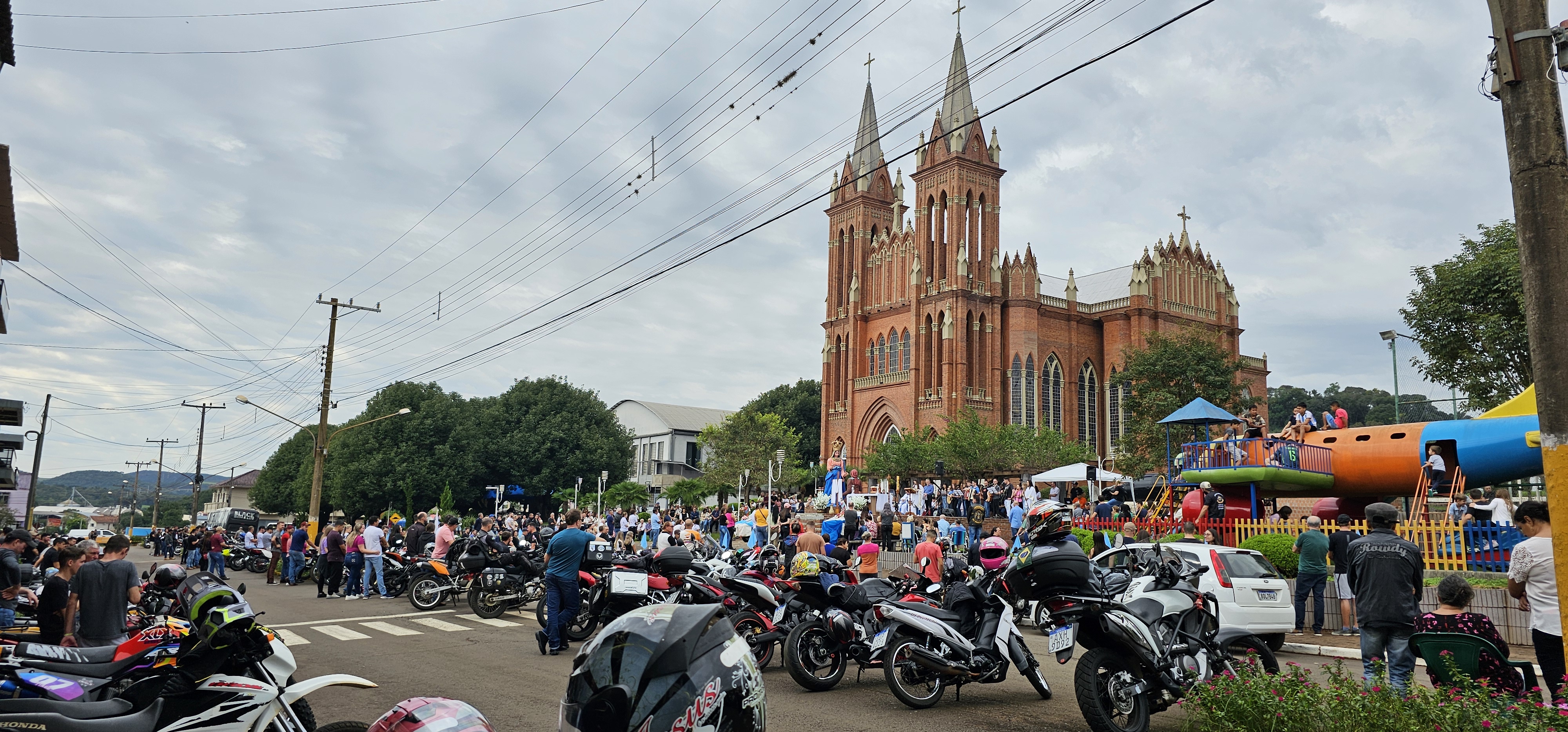 Vista panorâmica do Santuário Nossa Senhora do Caravaggio